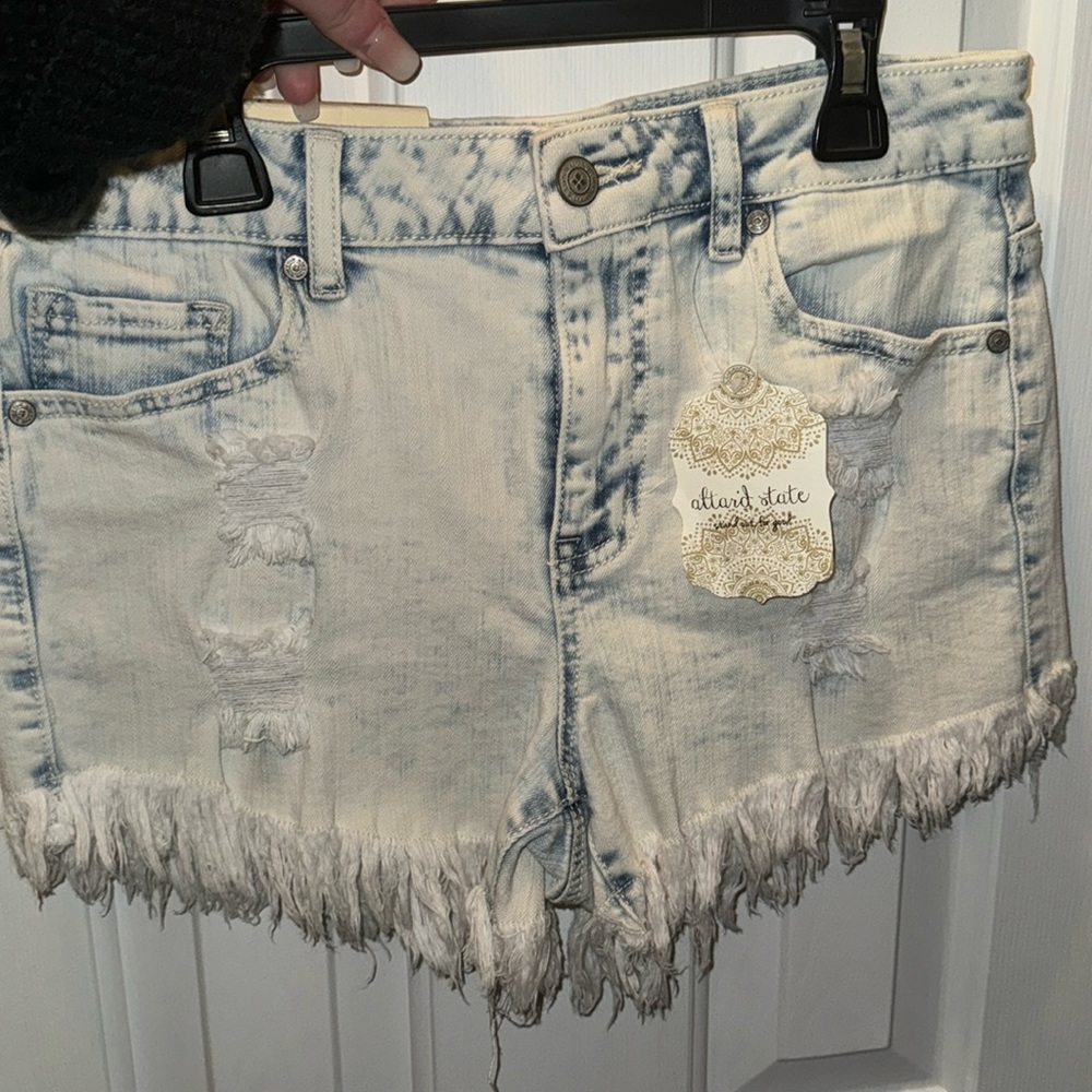 altered state Jean shorts